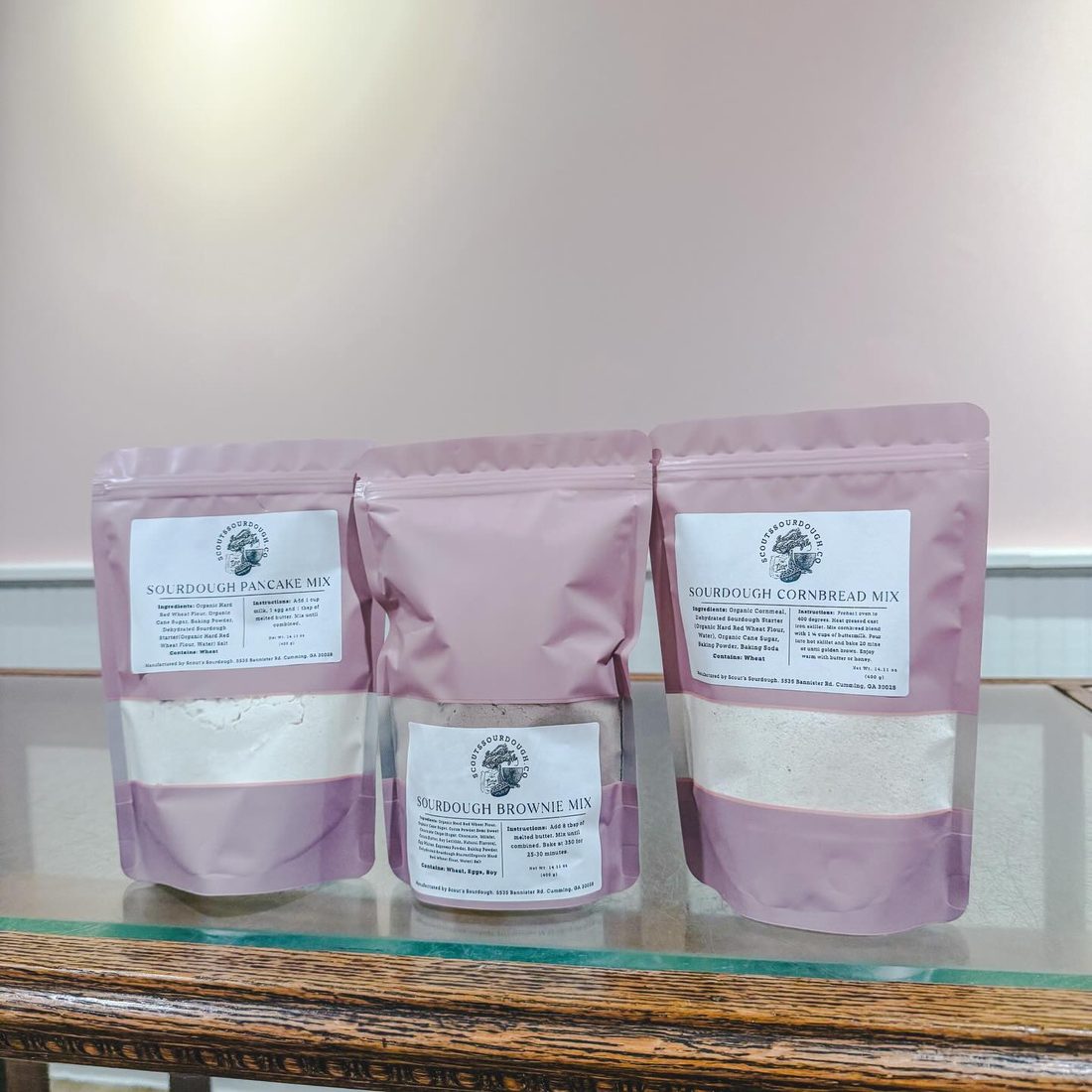 Sourdough baking mixes